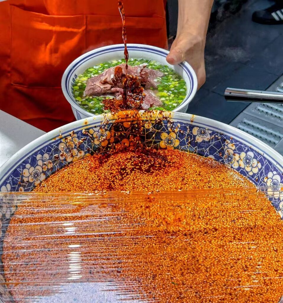 Delicious chili oil