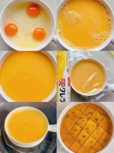 Steps to make egg custard