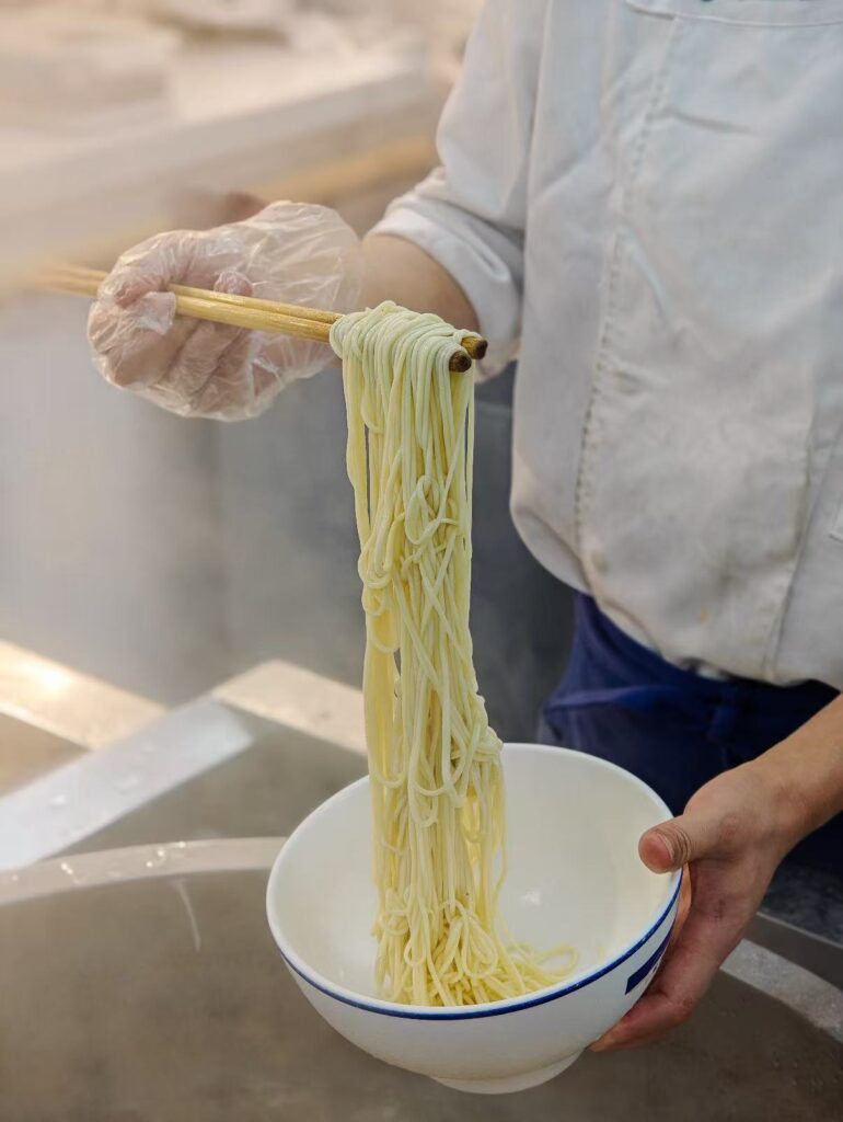 The process of making Lanzhou Ramen